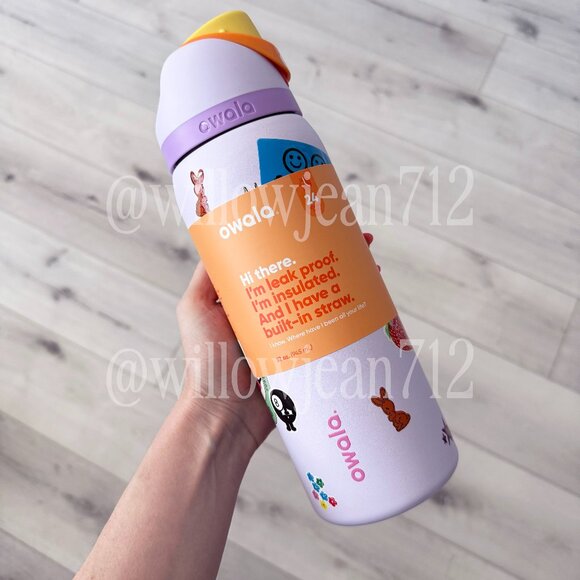 "Dear Diary" Stickers Owala - 32 oz Freesip - Limited Edition UO Color - Picture 1 of 8